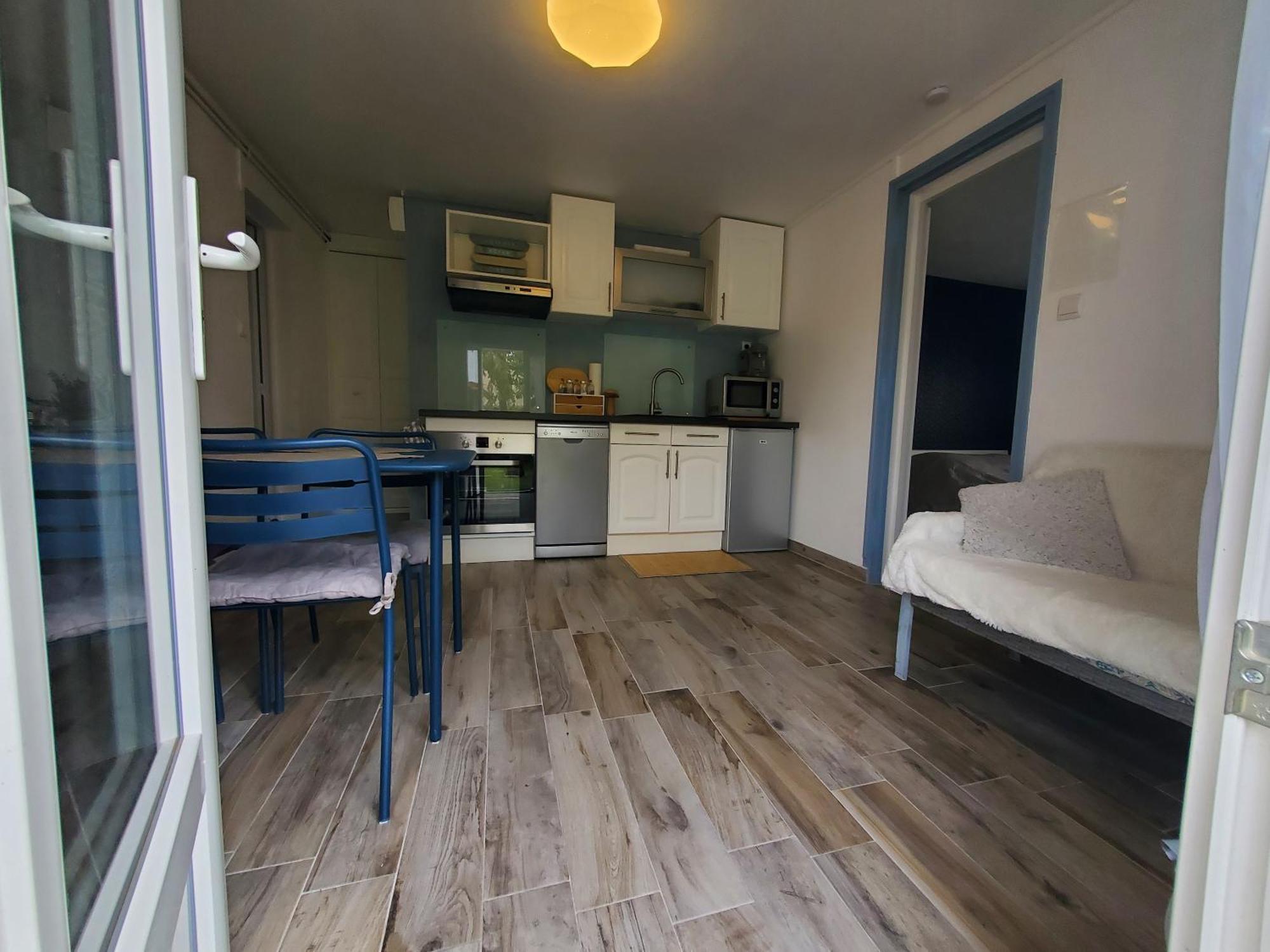 Appart 28m2 avec jardin et parking privés, chambre séparée Milhaud Exterior foto